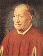 EYCK, Jan van Portrait of Cardinal Nicola Albergati Sweden oil painting artist